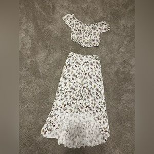 Two piece skirt and top